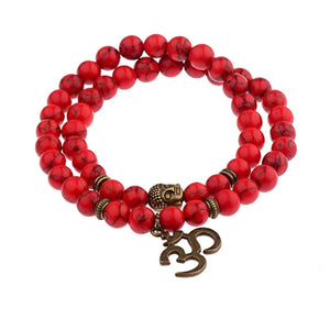 Charm Retro Buddha Bead Bracelet