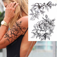 Old School Flowers Tattoos for Women