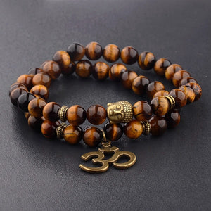 Charm Retro Buddha Bead Bracelet
