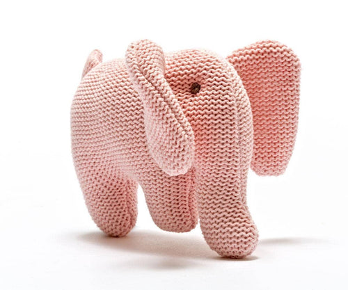 Baby Rattle ~  Pink Elephant