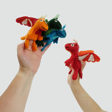 Dragon Felt Finger Puppets
