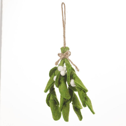 Felt Mistletoe Sprig Ornament