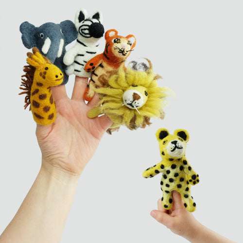 Felt Finger Puppes  - Jungle Jamboree Elephant