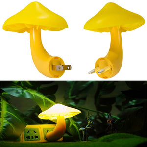 Led Mushroom Wall Socket Lamp