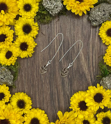 Feather Threader Earrings