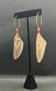 Feather Earrings Wing